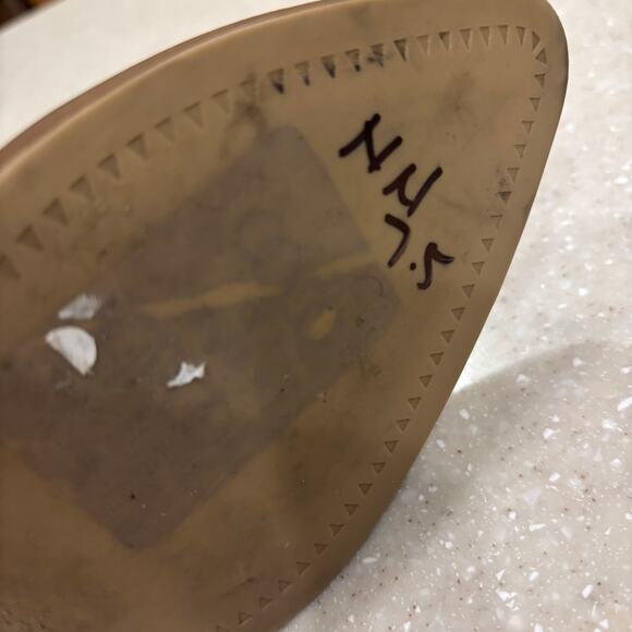 Dolce Vita Spade Women's Size 7.5 Brown Suede Western Heeled Chelsea Ankle Boots - Picture 6 of 8